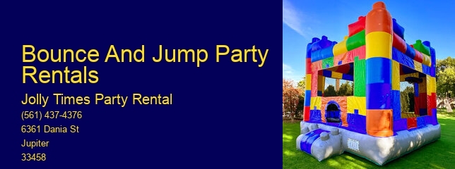 Birthday Party Inflatable Rentals Near Me