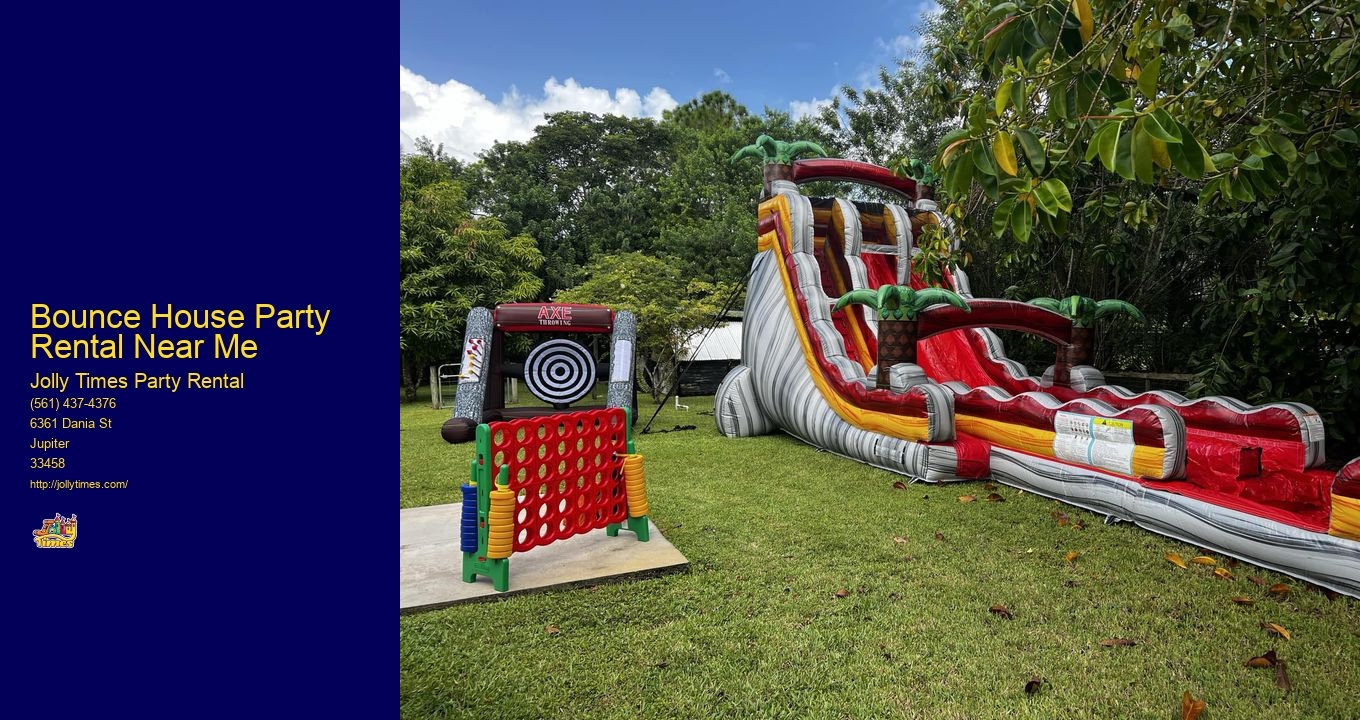 Bounce House Party Rental Near Me