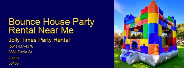 Party Inflatables Rentals Near Me