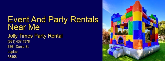 Jolly Jump Rentals Near Me