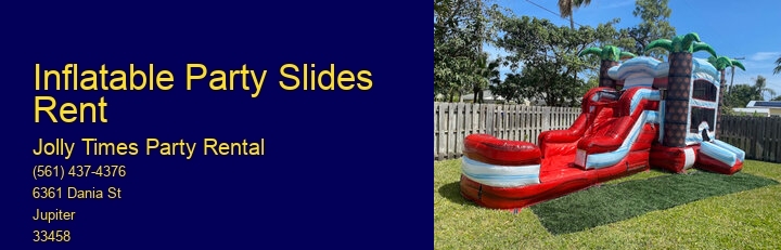 Double Slip And Slide Inflatable Rental