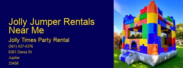 Bounce House Party Rental Near Me